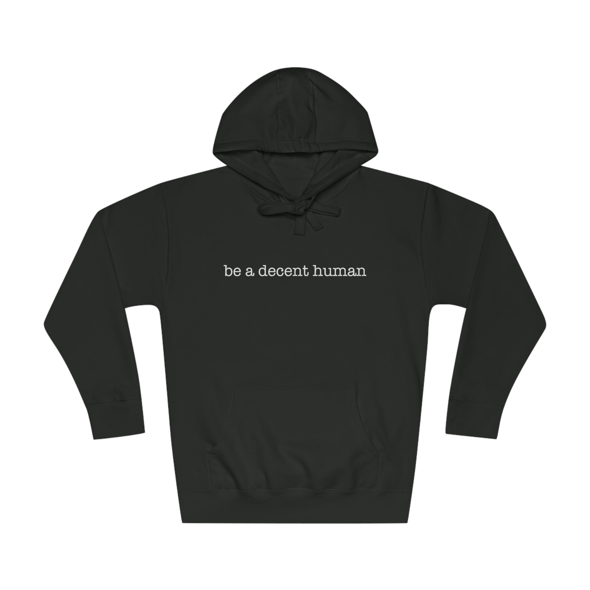 Black - Unisex Fleece Hoodie